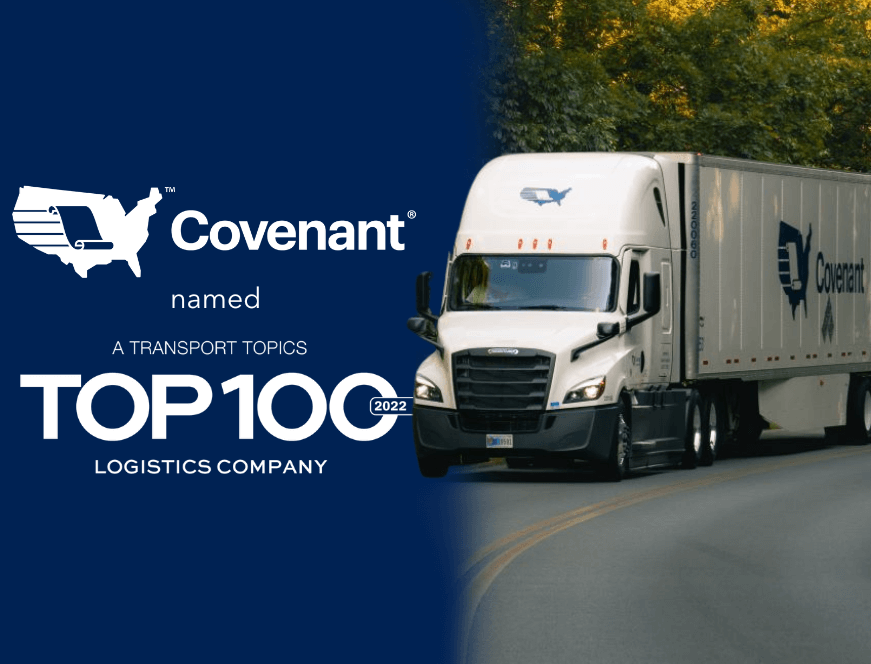 Covenant Logistics Recognized As A Top 100 Logistics Provider (4th Year)